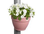 Elho - Vibia Campana - Drainpipe Planter - 22 Cm - Powder Pink