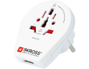 Skross - Travel Adapter - World To Eu - Usb