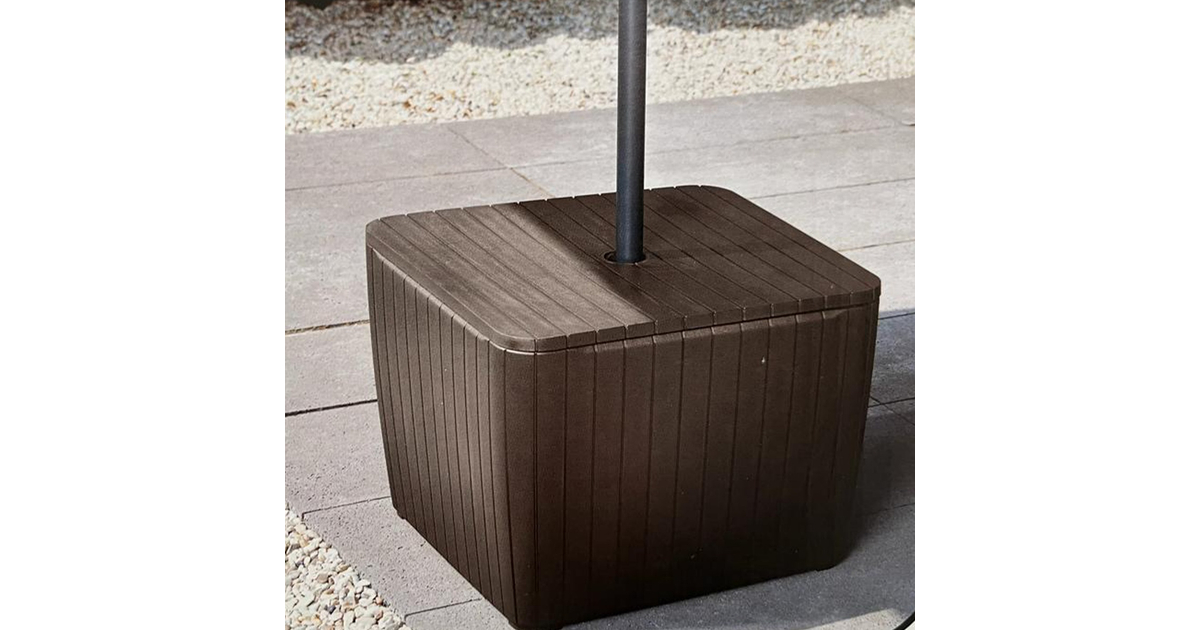 Keter Patio Umbrella Table Brown Products WeStocklots Buy