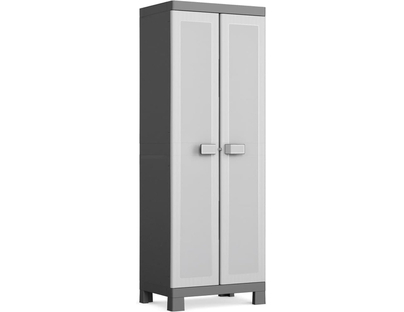 Keter - Storage Cabinet Grey/Black 65X45X182Cm