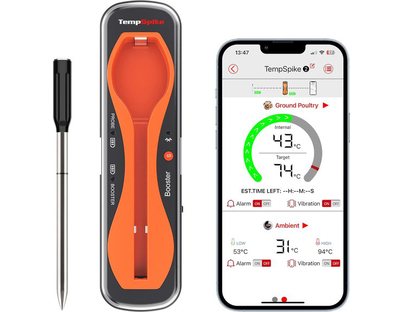 ThermoPro IP67 - Termómetro inalámbrico para carne Tempspike