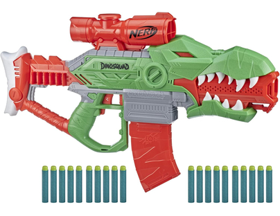 Nerf - Dinosquad Blaster motorizat cu săgeți