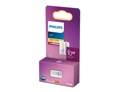Philips - Κάψουλα Led G4 - 10W - 2-Pack