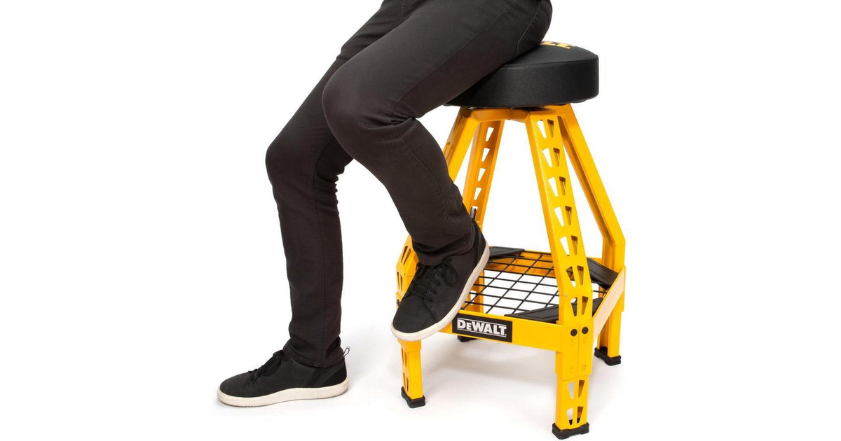 DeWalt DXSTFH030 Swivel Shop Stool Products WeStocklots Buy