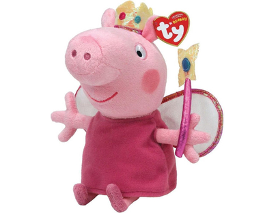 Peppa Pig - Jouet en peluche Princesse Beanie Baby 15 Cm