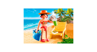Playmobil 70300  - Special Plus Holidaymaker With Beach Chair