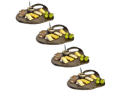 Dutchdeluxes - Ceramic Board Plate - LOLA - Set 4 pcs