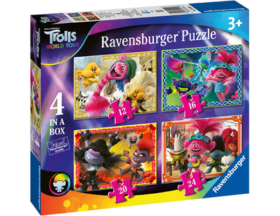 Ravensburger - Trolls 2 World Tour 4-In-1-Box Puzzles 5059