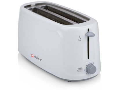Alpina - Toster biały 1250-1450W