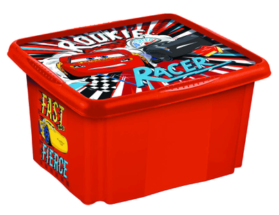 Keeeper - Cars - Twist & Cutie de stivuire cu capac - 24L