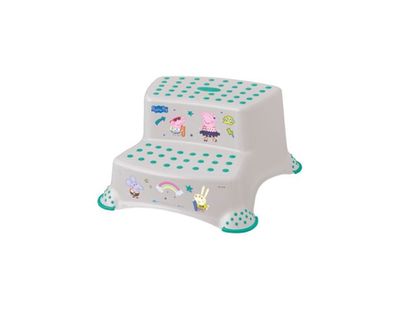 Keeeper - Sgabello a due gradini Peppa Pig - Antiscivolo