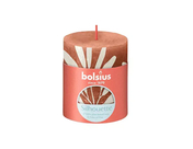 Bolsius - Lumânare stâlp roz ruginit 80x68mm