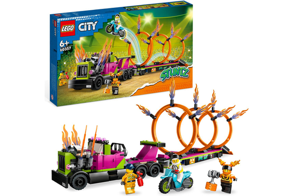 LEGO City 60357 - Stunt Truck And Ring Of Fire Challenge | Products ...