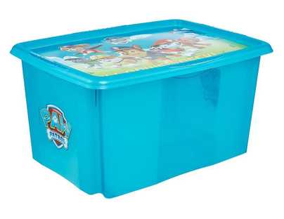 Keeeper - Paw Patrol Karolina - Twist & stapelbak met deksel - 45 liter