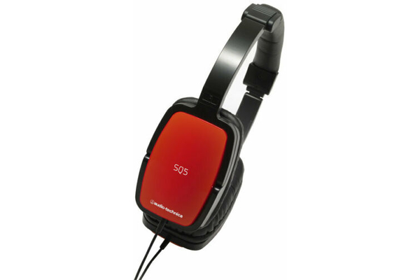 audio technica red headphones