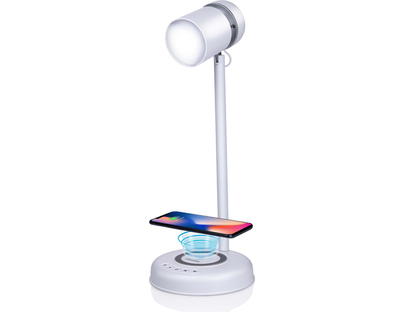 Grundig - Lampa biurkowa LED 3 w 1 z technologią Qi 76lm