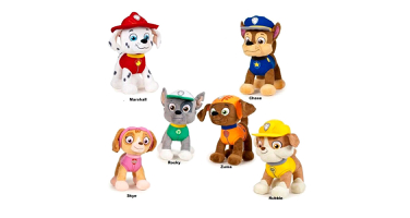 Paw Patrol - Peluches Assorti