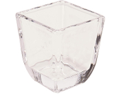 Bolsius - Portavelas de vidrio 65x60mm