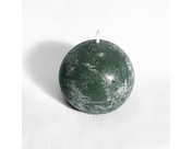Hema - Ballcandle Dark Green 76mm
